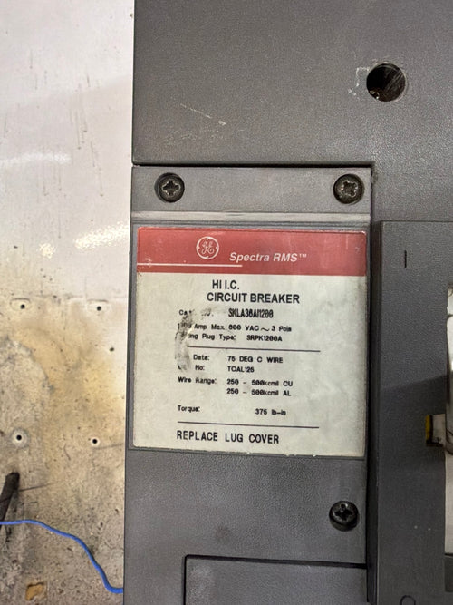 GE Spectra RMS SKLA36AI1200 1200A Frame Circuit Breaker — Request a Quote